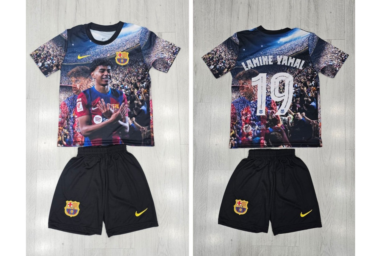 8383 Детски футболен комплект Barcelona LAMINE YAMAL 19